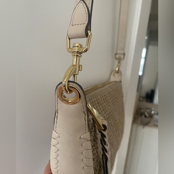 Aimee Kestenberg Gold Accent Woven Shoulder Bag - Picture 5 of 9